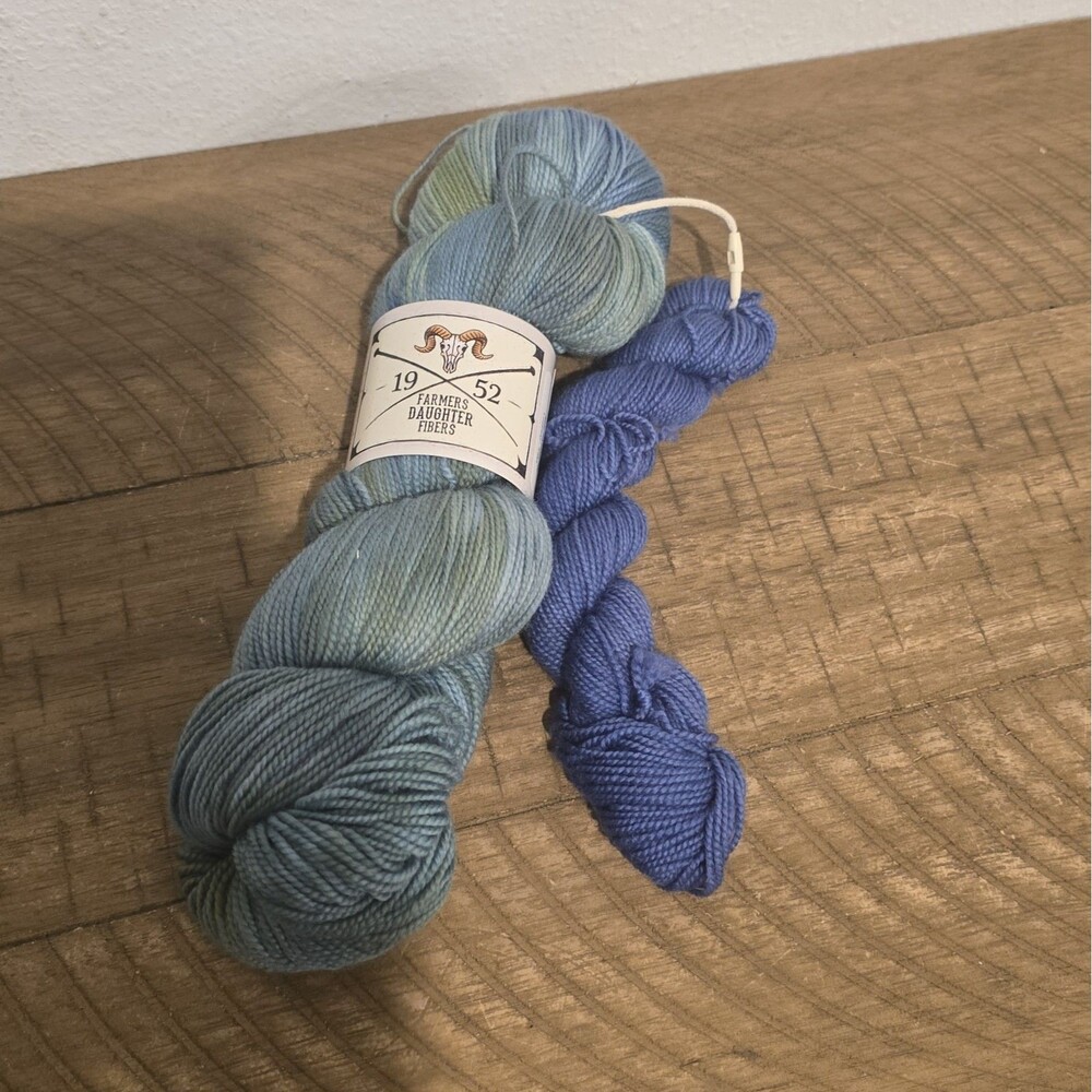 Farmer's Daughter Fibers Sock Squad Highwood Sock Yarn Set Two July 2026 Tides